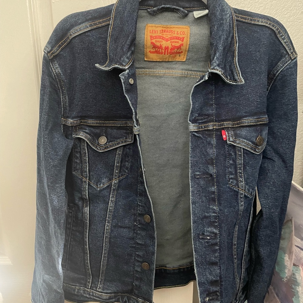 Levi's Men's Dark Blue Denim Jacket